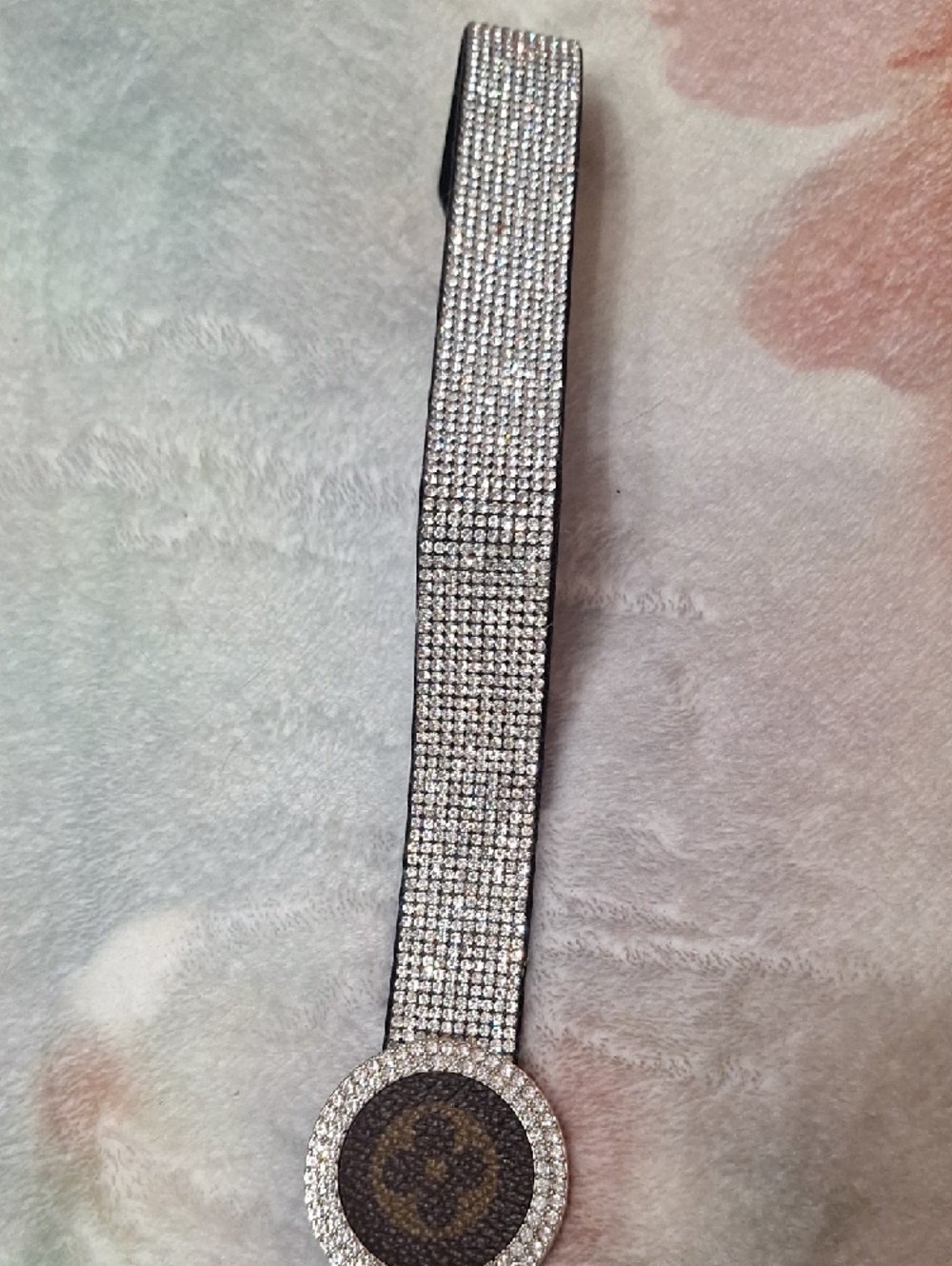 Upcycled Rhinstone Headband. - Picture 3 of 4